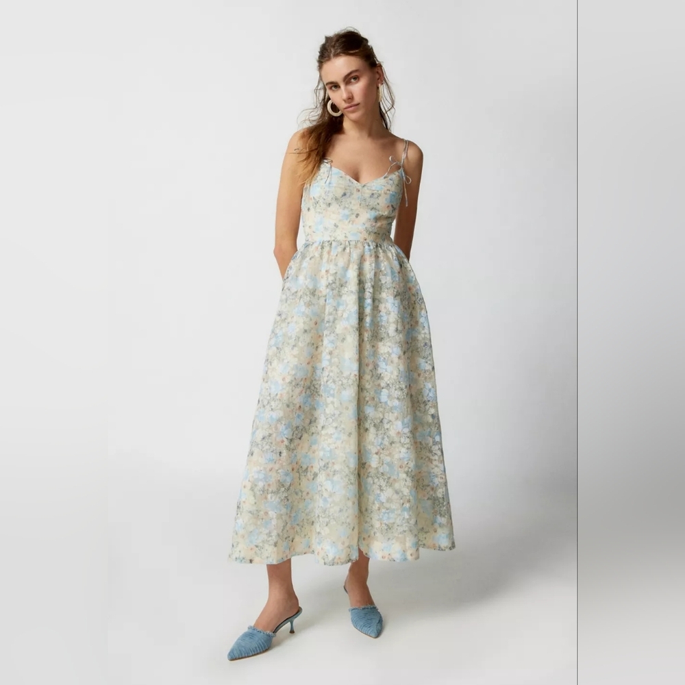 En Saison Tosca Floral Midi Dress Size Large